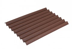 ONDULINE Malá vlnitá asfaltová střešní deska EASYLINE INTENSE 100/76cm - hnědá ONDULINE Malá vlnitá asfaltová střešní deska EASYLINE INTENSE 100/76cm - hnědá